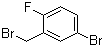 2-氟-5-溴苄溴结构式_99725-12-9结构式
