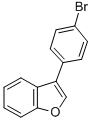 3-(4-溴苯基)苯并呋喃结构式_99763-23-2结构式