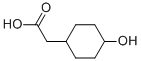 4-羟基环己基乙酸结构式_99799-09-4结构式