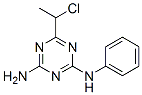 6-(1-氯乙基)-n-苯基-1,3,5-三嗪-2,4-二胺结构式_99860-35-2结构式