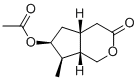 (4AR,6S,7R,7AS)-6-(乙酰氧基)六氢-7-甲基环戊并[C]吡喃-3(1H)-酮结构式_99891-77-7结构式
