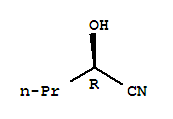 (R)-2-羟基戊腈结构式_10021-63-3结构式