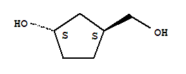 3-(羟基甲基)环戊醇结构式_1007125-14-5结构式