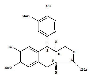 (1S,3AR,4S,9AR)-1,3,3A,4,9,9A-六氢-4-(4-羟基-3-甲氧基苯基)-1,7-二甲氧基萘并[2,3-C]呋喃-6-醇结构式_101312-79-2结构式