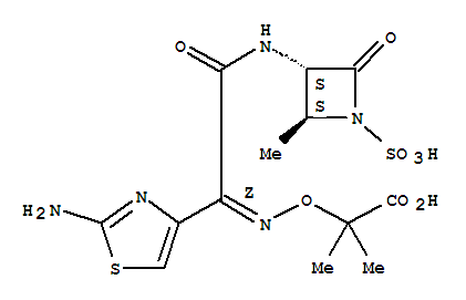 氨曲南结构式_104184-69-2结构式