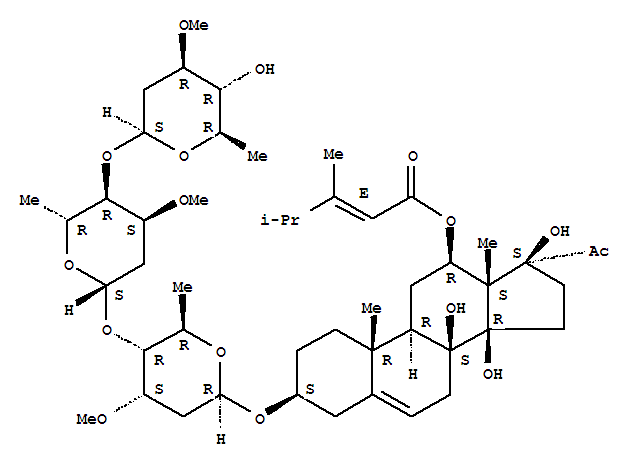 青阳参苷元B结构式_106758-54-7结构式