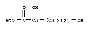 2-羟基四二十八烷酸乙酯结构式_124111-47-3结构式