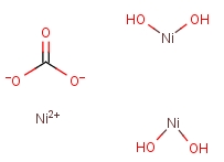 碱式碳酸镍结构式_12607-70-4结构式