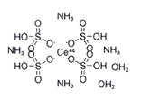 硫酸铈(Ⅳ)铵二水合物结构式_13840-04-5结构式