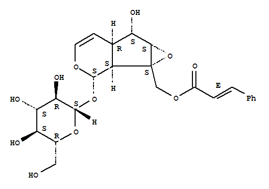 球花苦苷结构式_1399-49-1结构式
