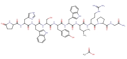 Triptorelin acetate Structure,140194-24-7Structure