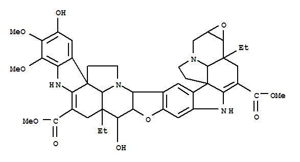 长春碱衍生物结构式_142741-24-0结构式