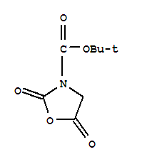 Boc-gly-nca结构式_142955-50-8结构式