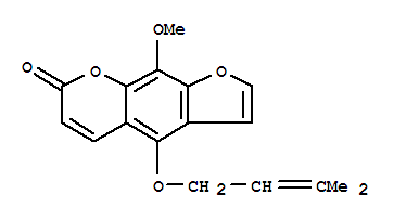 8-甲氧基异欧前胡内酯对照品结构式_14348-22-2结构式