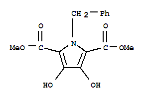 2,5-Dimethyl 1-benzyl-3,4-dihydroxy-1h-pyrrole-2,5-dicarboxylate Structure,148528-45-4Structure