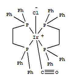 二[1,2-二(二苯基膦基)乙烷]羰基氯铱(I)结构式_15417-85-3结构式