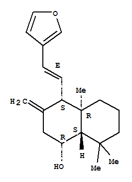 滇姜花素A结构式_162762-93-8结构式
