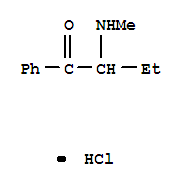 Buphedrone Hydrochloride结构式_166593-10-8结构式