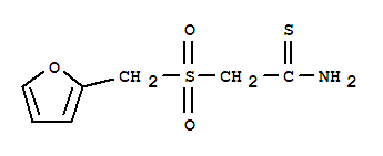2-[(2-呋喃基甲基)磺酰基]乙烷硫代酰胺结构式_175202-41-2结构式