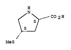 顺式-(9ci)-4-(甲基硫代)-L-脯氨酸结构式_20182-95-0结构式