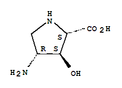 (3s,4r)-(9ci)-4-氨基-3-羟基-l-脯氨酸结构式_202473-18-5结构式