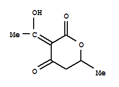 (9ci)-二氢-3-(1-羟基亚乙基)-6-甲基-2H-吡喃-2,4(3h)-二酮结构式_203052-81-7结构式