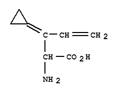 (9ci)-2-氨基-3-环亚丙基-4-戊烯酸结构式_205446-90-8结构式