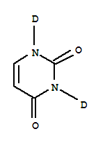 尿嘧啶-D2结构式_20666-60-8结构式