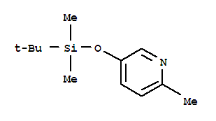 (9CI)-5-[[(1,1-二甲基乙基)二甲基甲硅烷基]氧基]-2-甲基-吡啶结构式_215232-65-8结构式