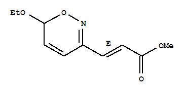 (2e)-(9ci)-3-(6-乙氧基-6H-1,2-噁嗪-3-基)-2-丙酸甲酯结构式_216174-07-1结构式