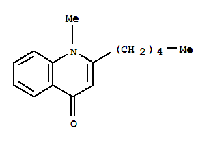 1-Methyl-2-pentyl-4(1H)-quinolinone Structure,22048-98-2Structure