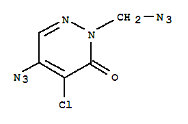 5-叠氮基-2-(叠氮基甲基)-4-氯-3(2H)-吡嗪酮结构式_220663-05-8结构式