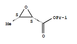 (2r,3r)-rel-(9ci)-3-甲基-环氧乙烷羧酸-1-甲基乙酯结构式_221203-38-9结构式