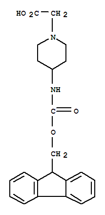 (9ci)-4-[[(9h-芴-9-基甲氧基)羰基]氨基]-1-哌啶乙酸结构式_221352-82-5结构式