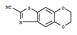 (9ci)-6,7-二氢-[1,4]二噁英并[2,3-f]苯并噻唑-2-甲腈结构式_225241-93-0结构式