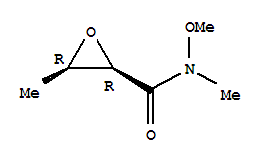 (2r,3r)-(9ci)-n-甲氧基-n,3-二甲基-环氧乙烷羧酰胺结构式_226566-30-9结构式