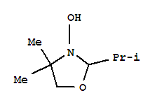 (9ci)-3-羟基-4,4-二甲基-2-(1-甲基乙基)-噁唑啉结构式_227000-22-8结构式