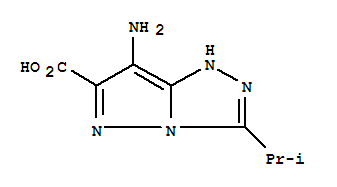 7-氨基-3-(1-甲基乙基)-1H-吡唑并[5,1-c]-1,2,4-噻唑-6-羧酸结构式_227611-29-2结构式