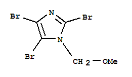 2,4,5-三溴-1-甲氧基甲基-1H-咪唑结构式_22927-61-3结构式
