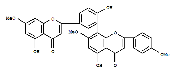 三叶橡胶黄酮结构式_23132-13-0结构式