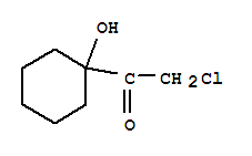 (6ci,7ci,8ci)-氯甲基 1-羟基环己基酮结构式_23386-75-6结构式