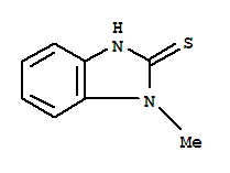1-甲基-1H-苯并咪唑-2-硫醇结构式_2360-22-7结构式