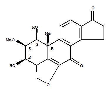 绿毛菌醇结构式_23820-80-6结构式