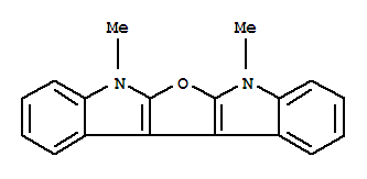 (9ci)-5,7-二氢-5,7-二甲基-呋喃并[2,3-b:5,4-b]二吲哚结构式_241154-47-2结构式