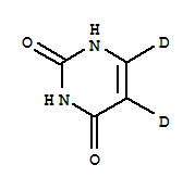 尿嘧啶-D2结构式_24897-52-7结构式