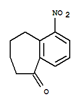 1-Nitro-6,7,8,9-tetrahydro-5H-benzocyclohepten-5-one Structure,251554-42-4Structure