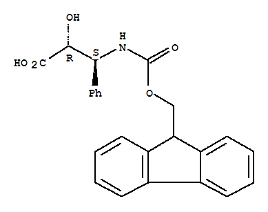 (2R,3s)-3-{[(9h-fluoren-9-ylmethoxy)carbonyl]amino}-2-hydroxy-3-phenylpropanoic acid Structure,252206-27-2Structure