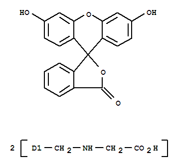 甲基钙黄绿素二钠结构式_25639-40-1结构式