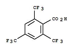 2,4,6-三(三氟甲基)苯甲酸结构式_25753-26-8结构式
