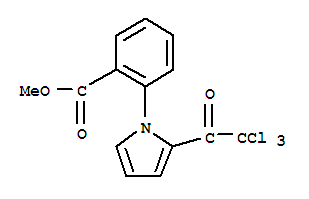2-[2-(2,2,2-三氯乙酰基)-1H-吡咯-1-基]苯甲酸甲酯结构式_259243-93-1结构式